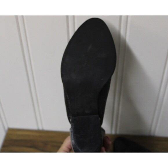 Vintage Everly-PL by Jeffrey Campbell Boots Western Black Metallic Size 6.5 - Picture 9 of 9